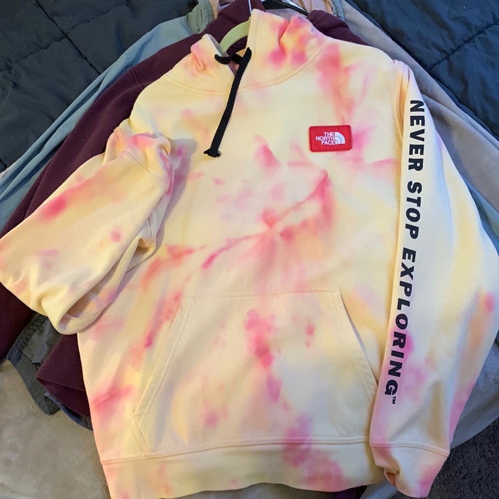 The North Face tie-dye hoodie